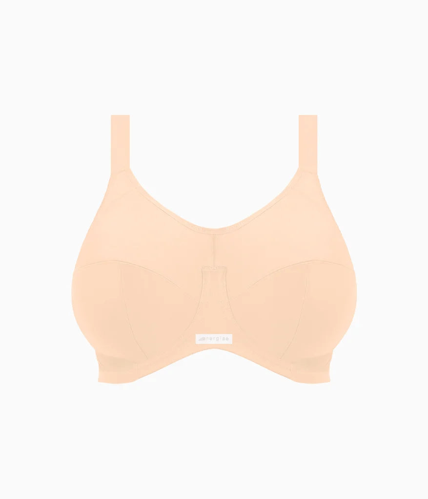 Energise Full Figure Underwire Sport Bra: Nude