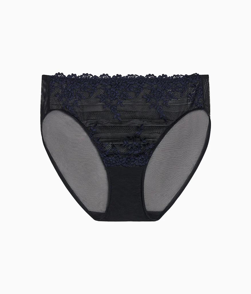 Embrace Lace® Hi-Cut: Black/Night Sky