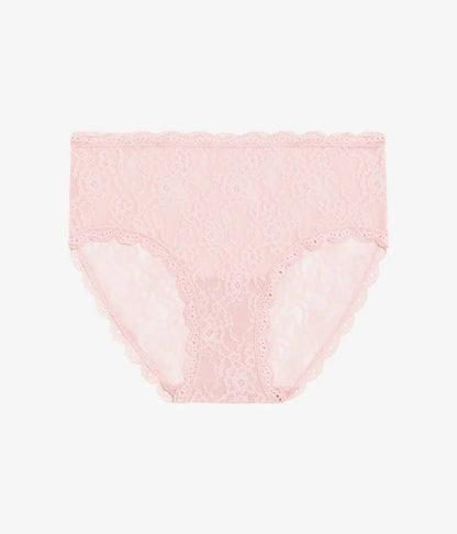 Effortlessly Lace Hipster: Blush Pink
