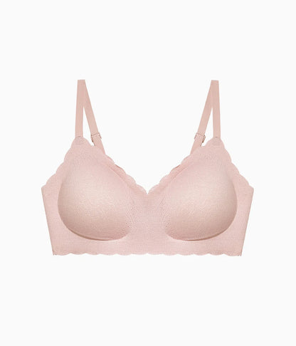 b.wow'd Lace Wire Free Bra: Blush Pink