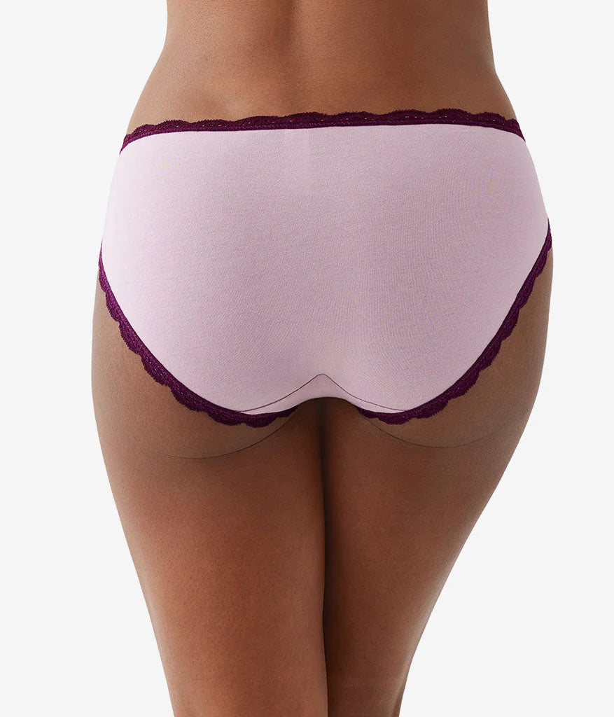 Inspired Eyelet Bikini: Dawn Pink