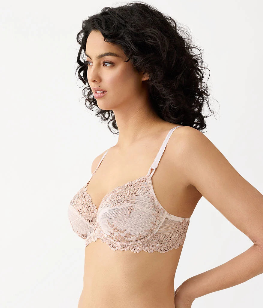 Embrace Lace®  Underwire Bra: Angel Wing/Rose Dust