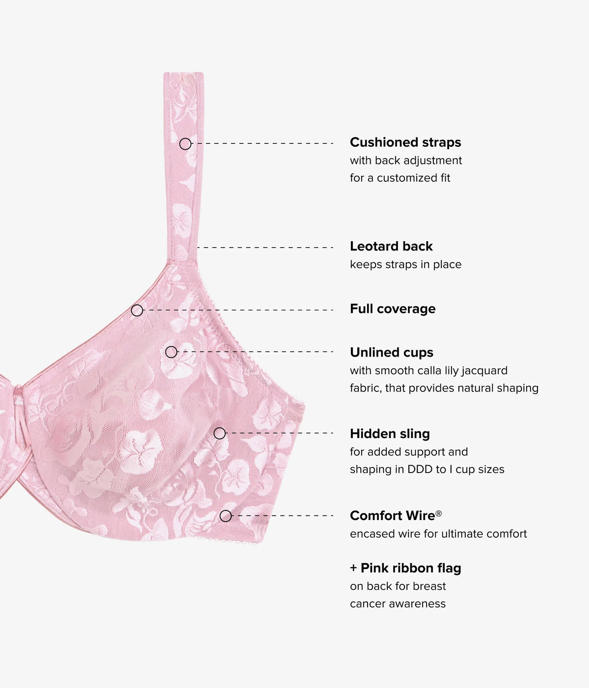 Awareness Underwire Bra: Lilas