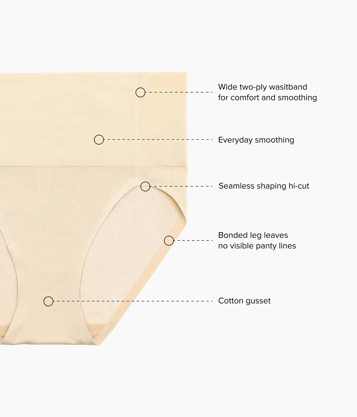 Smooth Series™ Shaping Hi-Cut: Sand