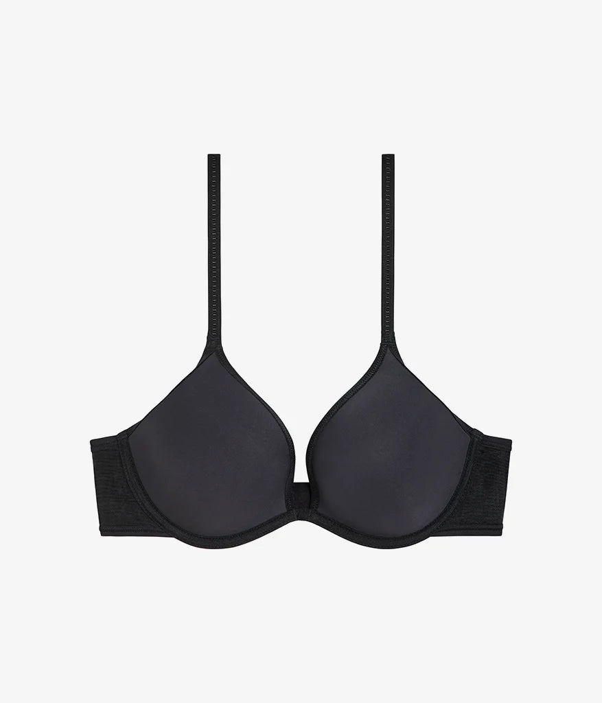 Full Transparency Plunge T-Shirt Bra: Night
