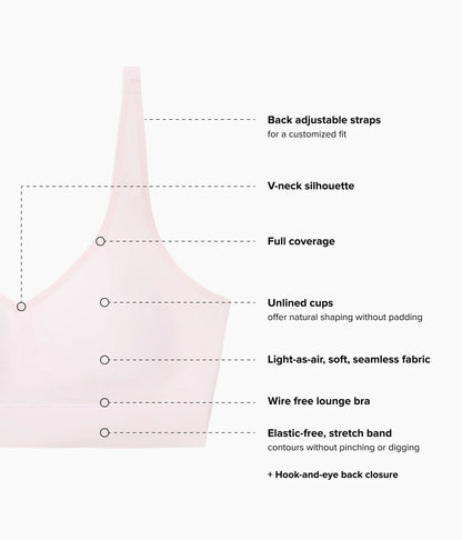 Easy Like Sunday™ Wire Free Bra: Cradle Pink