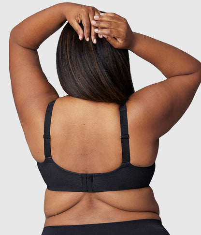 Back Appeal® H-K Cup Wire Free Bra: Black