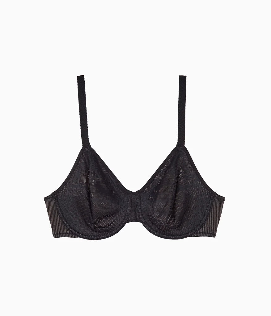 Visual Effects Minimizer Bra: Black