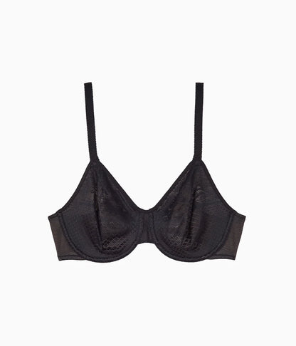 Visual Effects Minimizer Bra: Black
