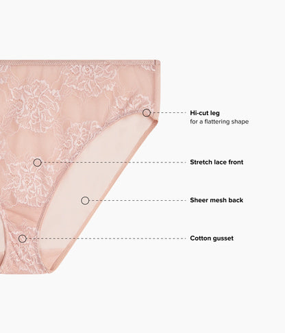 Full Bloom Hi-Cut: Rose Dust