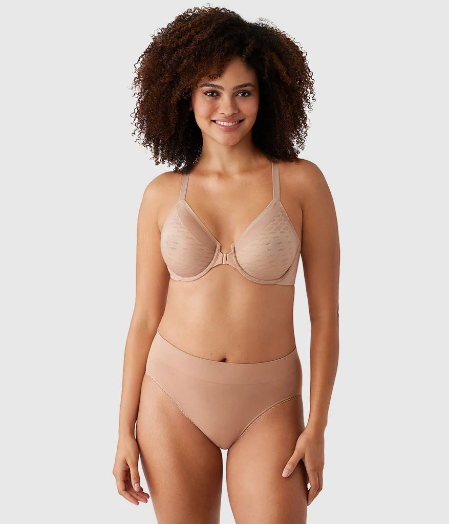 Elevated Allure Front Close Underwire Bra: Roebuck
