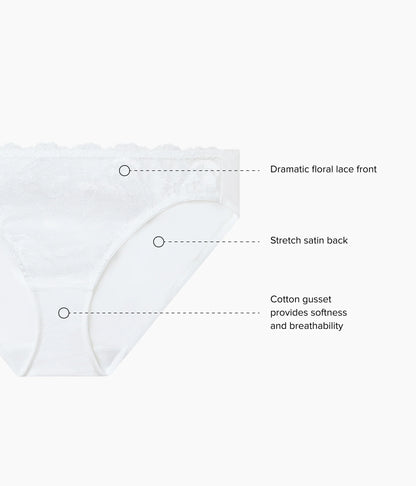 Modern Affair Bikini: White