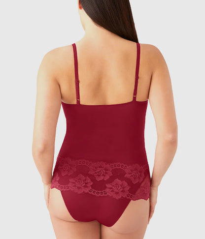 Light and Lacy Cami: Rhubarb