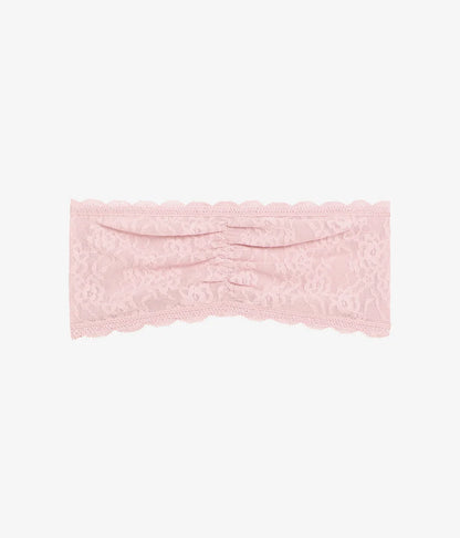 Effortlessly Lace Bandeau: Blush Pink