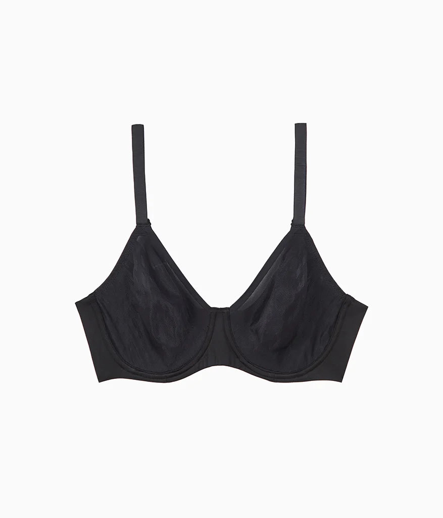 Elevated Allure Underwire Bra: Black