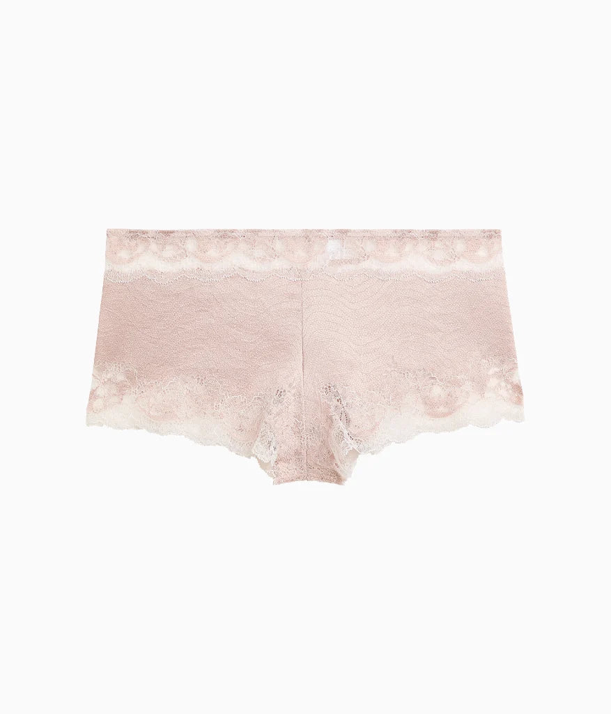 Modern Affair Boyshort: Rose Dust/Angel Wing