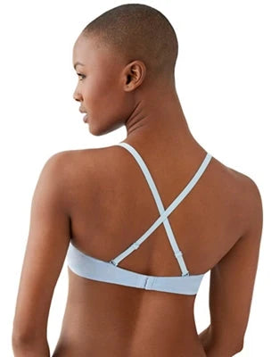 Cotton To A Tee Plunge T-Shirt Bra: Rose Smoke