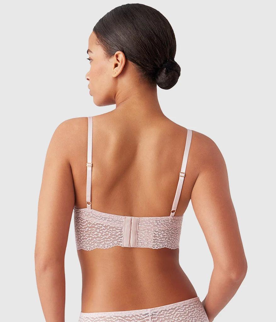 Untamed Demi Longline Bra: Rose Smoke