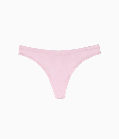Future Foundation Thong: Pink-A-Boo