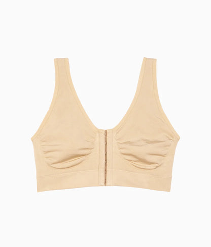 B-Smooth® Front Close Bralette: Sand