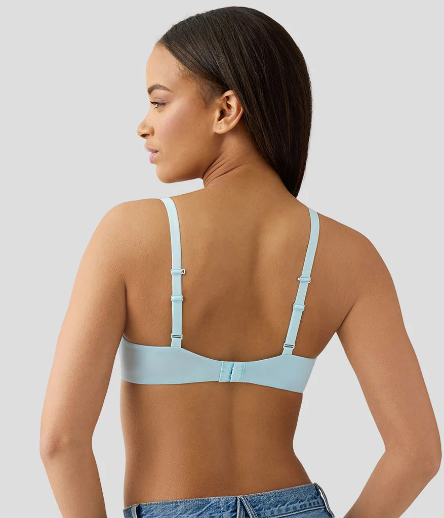 Future Foundation Wire Free T-Shirt Bra: Blue Glow